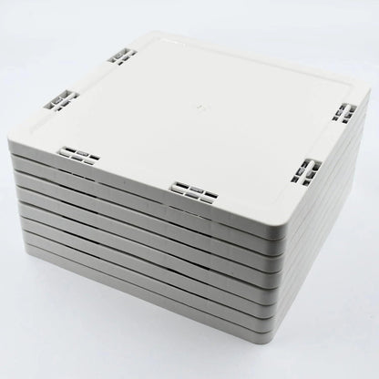 ROCKTELLS Smart Shoe Rack with 6 Layer Shoes Stand Multifunctional Entryway Foldable & Collapsible Door Shoe Rack Free Standing Heavy Duty Plastic Shoe Shelf Storage Organizer